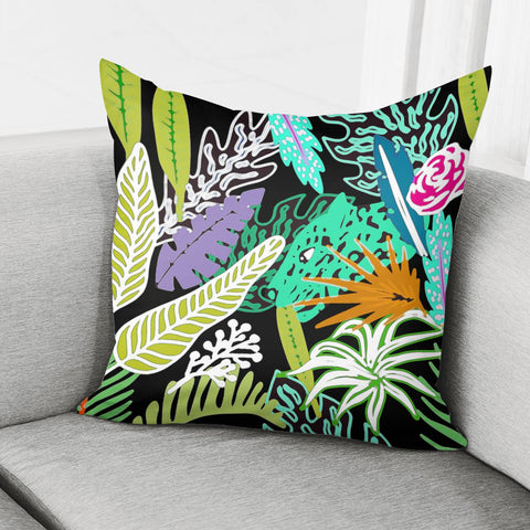 Image of Tropical Leopard Pillow Cover