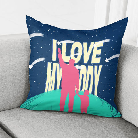 Image of Father Image Pillow Cover