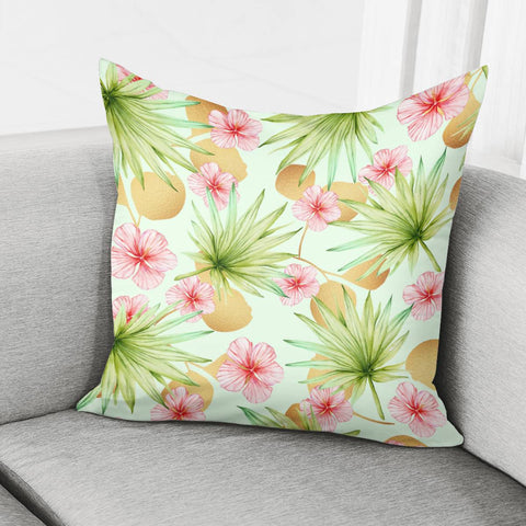 Image of Fancy Tropical Pattern Pillow Cover