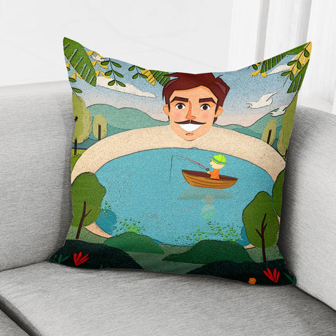 Image of Father Image Pillow Cover