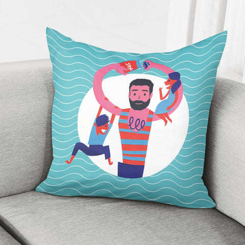 Image of Father Image Pillow Cover