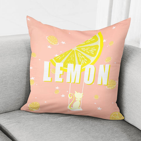 Image of Lemon Pillow Cover