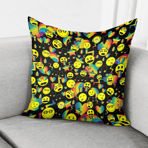 Image of Emoji Party Pillow Cover