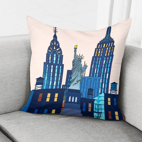 Image of Empire State Building Pillow Cover