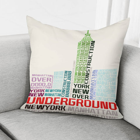 Image of Empire State Building Pillow Cover