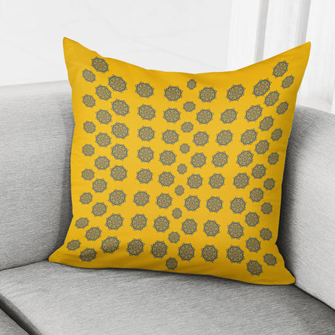 Image of Sensational Stars On Incredible Yellow Pillow Cover