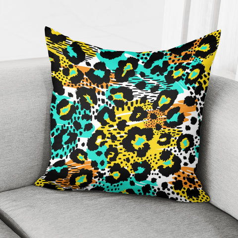 Image of Modern Abstract Animal Print Pillow Cover