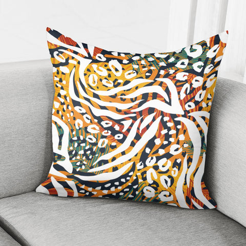 Image of Modern Abstract Animal Print Pillow Cover