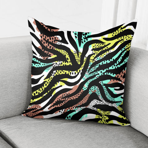 Image of Modern Abstract Animal Print Pillow Cover