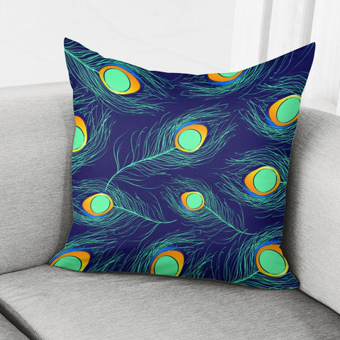 Image of Peacock Pillow Cover