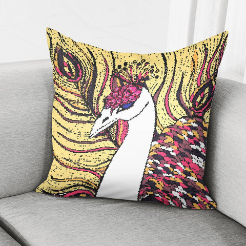 Image of Peacock Pillow Cover