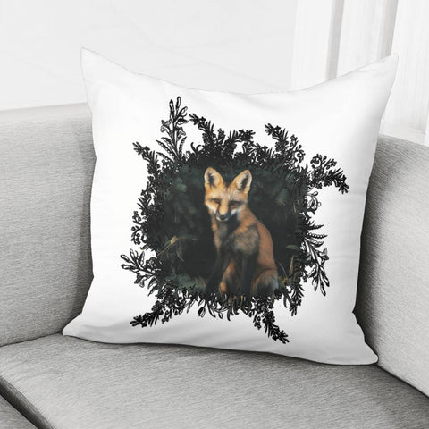 Image of Fox In The Forest Pillow Cover