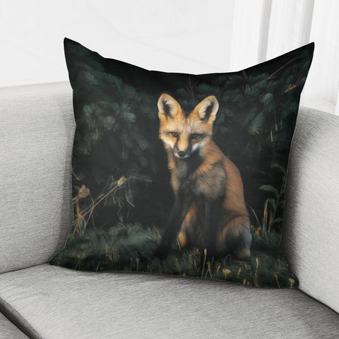 Image of Fox In The Forest 2 Pillow Cover