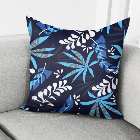 Image of Fancy Tropical Floral Pattern Pillow Cover