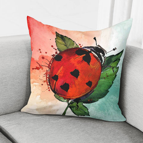 Image of Ladybug Pillow Cover