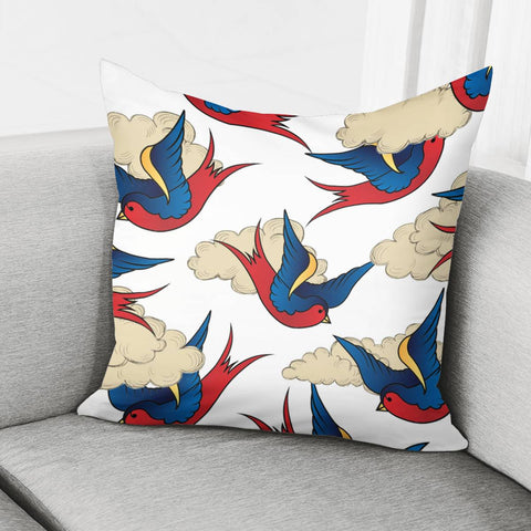 Image of Cloud And Swallow Pillow Cover