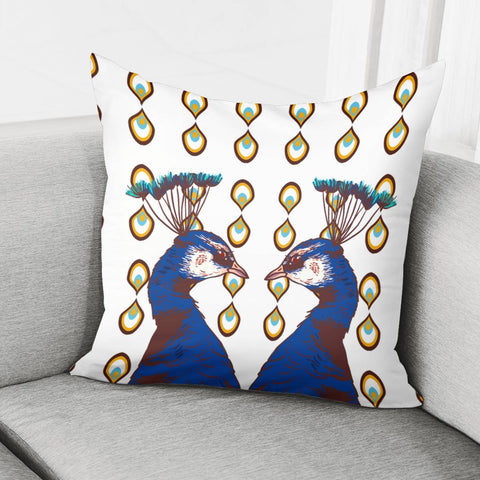 Image of Peacock Pillow Cover