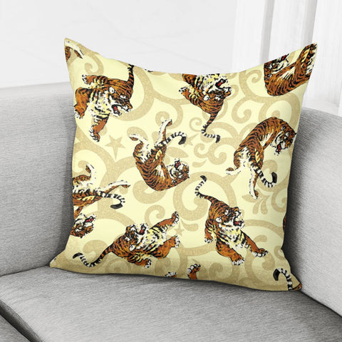 Image of Chinese Tiger Pillow Cover