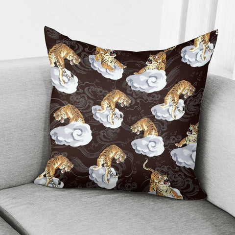 Image of Chinese Tiger Pillow Cover