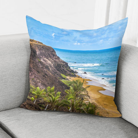 Image of Praia Do Amor, Pipa - Brazil Pillow Cover