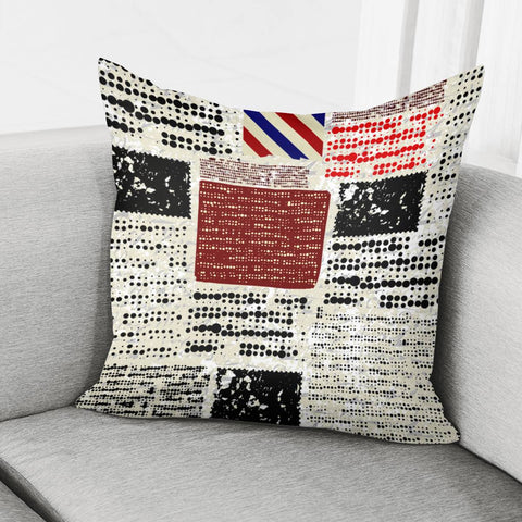 Image of Retro Newspaper Pillow Cover