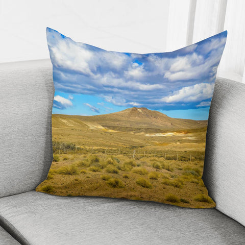 Image of Patagonian Landscape Scene, Argentina Pillow Cover