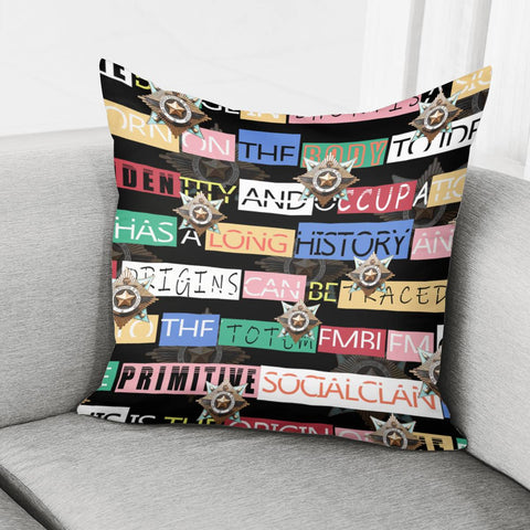 Image of Font Pillow Cover