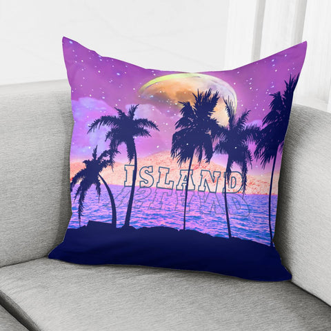 Image of Tropical Island Pillow Cover