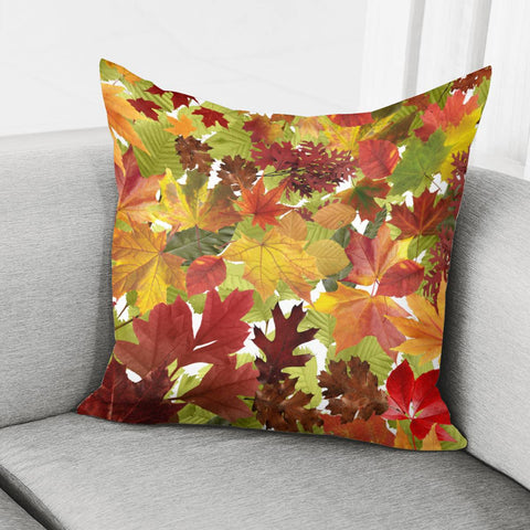 Image of Autumn Fall Leaves Pillow Cover