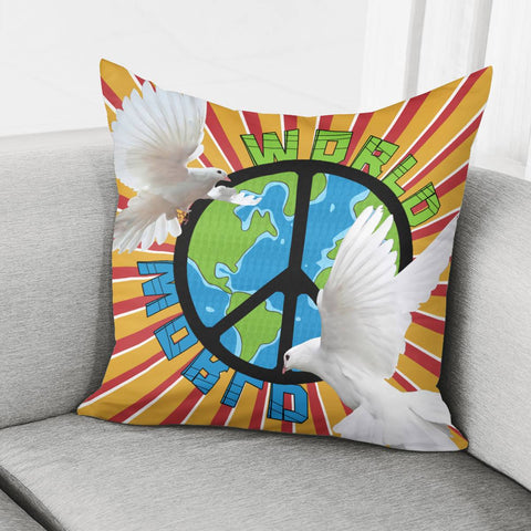 Image of Peace Pigeon Pillow Cover