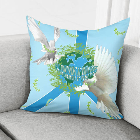 Image of Peace Pigeon Pillow Cover