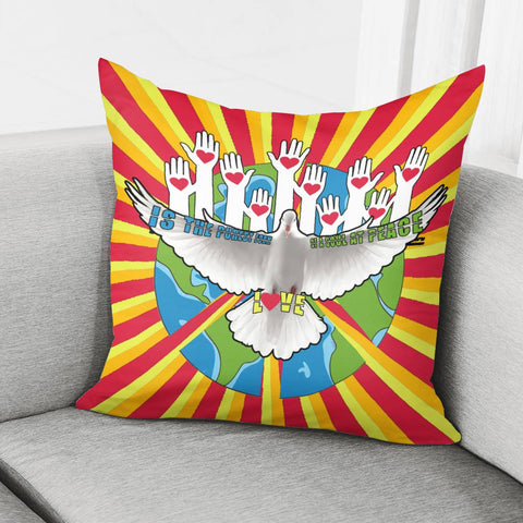 Image of Peace Pigeon Pillow Cover
