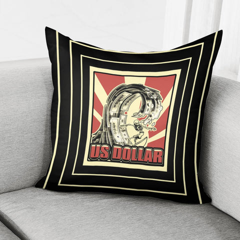 Image of Dollars Pillow Cover