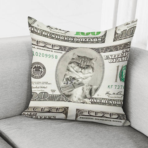 Image of Dollar Pillow Cover