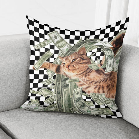 Image of Dollar Pillow Cover