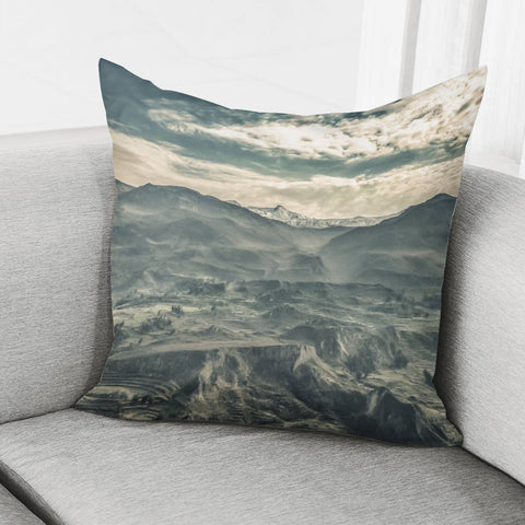 Image of Colca Valley, Arequipa Peru Pillow Cover