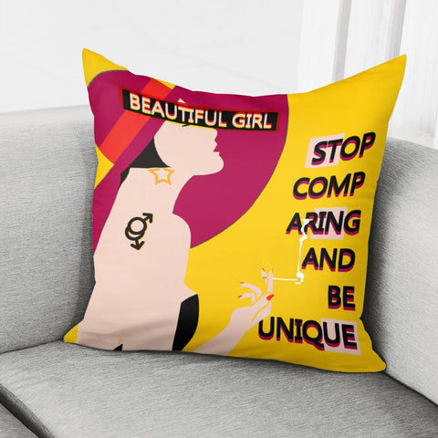 Image of Feminist Pillow Cover