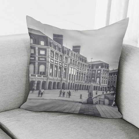 Image of Plaza Del Milenio, Mar Del Plata – Argentina Pillow Cover