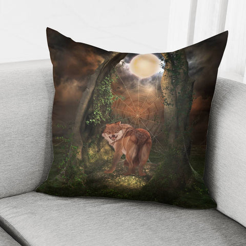 Image of Awesome Wolf Pillow Cover