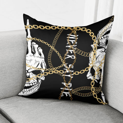 Image of Skull Pillow Cover