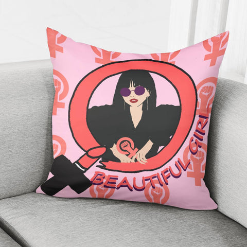 Image of Feminist Pillow Cover