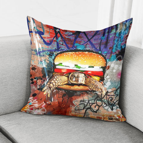 Image of Burger Pillow Cover