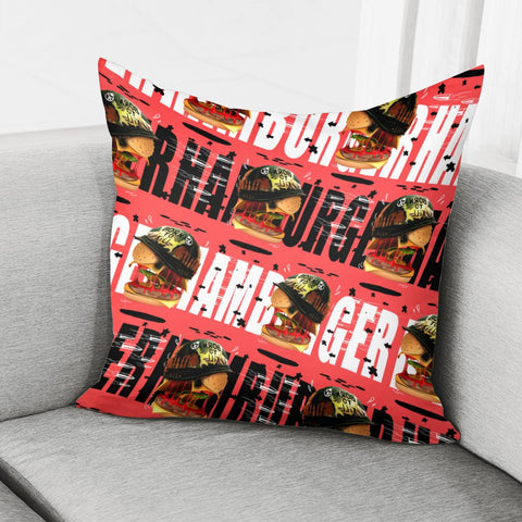 Image of Burger Pillow Cover