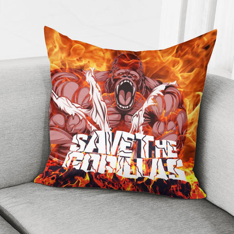 Image of Gorilla Pillow Cover