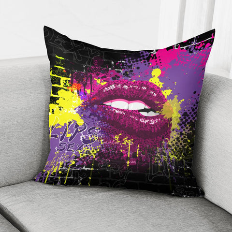 Image of Lips Pillow Cover