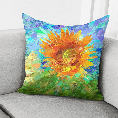 Image of Sunflower Pillow Cover