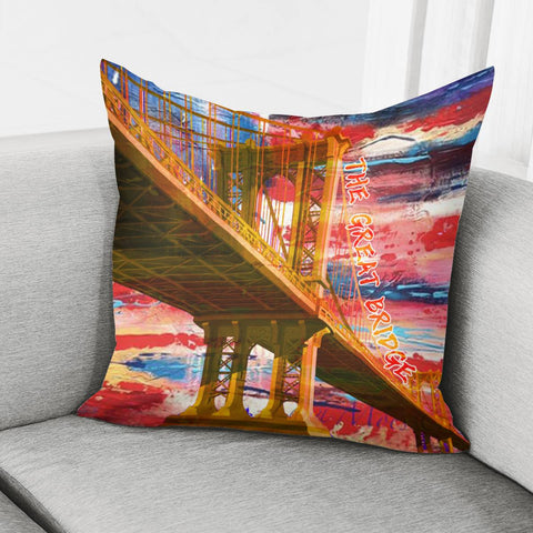 Image of Golden Gate Bridge Pillow Cover