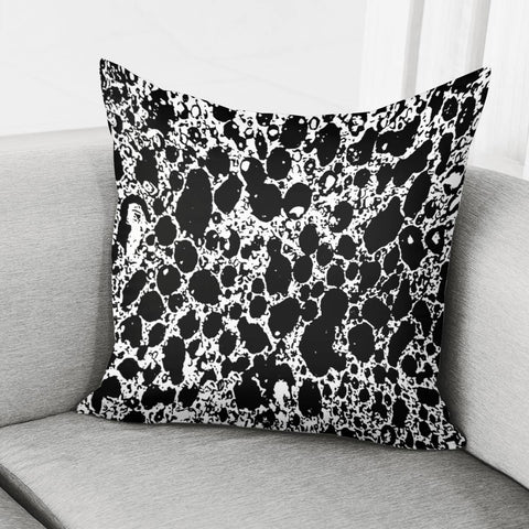 Image of Black And White Abstract Print Pillow Cover