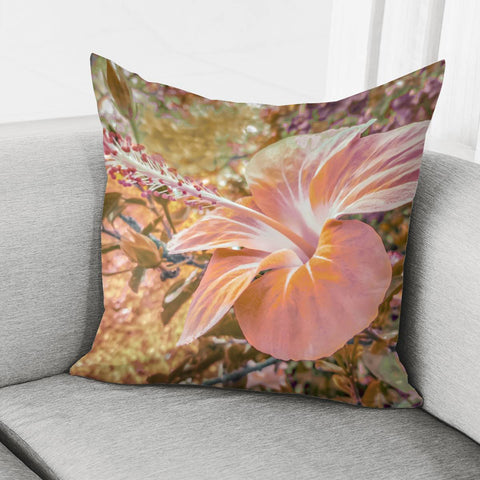 Image of Hibiscus Flower Photography Pillow Cover