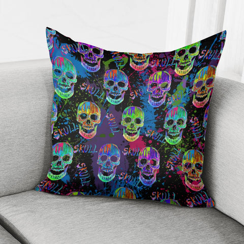 Image of Skull Pillow Cover